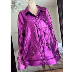 Black Lagoon Pink Shinny Jacket